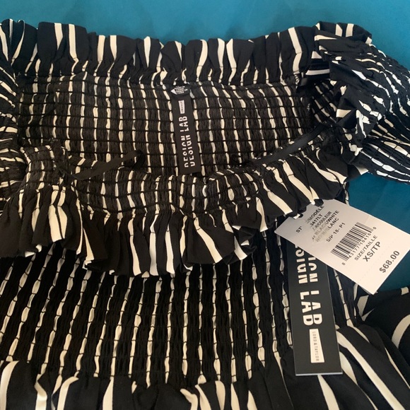 Design Lab Striped Strapless Dress - Picture 12 of 12